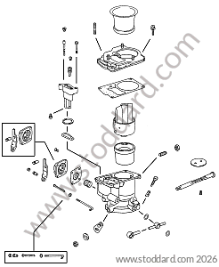 SINGLE PARTS FOR CARBURETTOR SOLEX 40 PI 1 for Porsche 911 65-69 &bull; 1965 &bull; 2.0L &bull; Coupe &bull; Manual Gearbox, 5 Speed