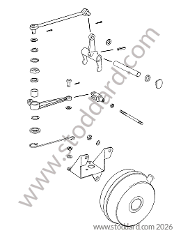 SPORTOMATIC SELECTOR FORK / CLUTCH MECHANISM for Porsche 911 65-69 &bull; 1968 &bull; 2.0L &bull; Targa &bull; Automatic Gearbox