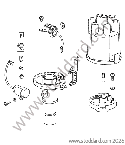 MARELLI IGNITER / MARELLI IGNITION HEAD / MARELLI IGNITION ROTOR for Porsche 911 65-69 &bull; 1969 &bull; 2.0T &bull; Coupe &bull; Manual Gearbox, 4 Speed