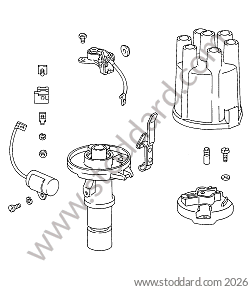 MARELLI IGNITER / MARELLI IGNITION HEAD / MARELLI IGNITION ROTOR for Porsche 911 65-69 &bull; 1969 &bull; 2.0T &bull; Coupe &bull; Manual Gearbox, 4 Speed