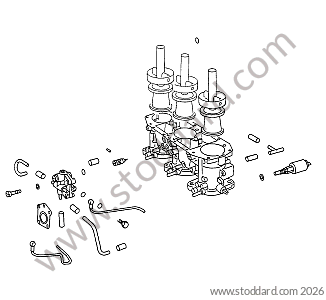 REPAIR PARTS FOR ZENITH 40 TIN CARBURETTOR for Porsche 911 70-73 &bull; 1972 &bull; 2.4T-K &bull; Coupe &bull; Manual Gearbox, 4 Speed