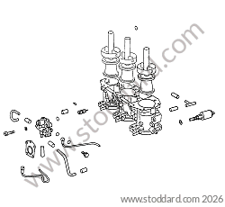REPAIR PARTS FOR ZENITH 40 TIN CARBURETTOR for Porsche 911 70-73 &bull; 1970 &bull; 2.2E &bull; Coupe &bull; Manual Gearbox, 5 Speed