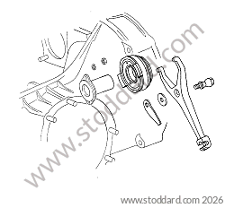 CLUTCH RELEASE for Porsche 911 70-73 &bull; 1970 &bull; 2.2T &bull; Coupe &bull; Manual Gearbox, 4 Speed
