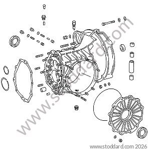 TRANSMISSION CASE TYP 915 for Porsche 911 70-73 &bull; 1972 &bull; 2.4T-E &bull; Coupe &bull; Manual Gearbox, 4 Speed