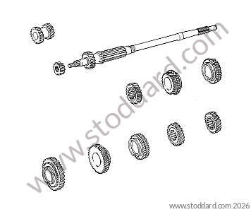 GEAR WHEEL SETS 5 SPEED TRANSMISSION for Porsche 911 70-73 &bull; 1970 &bull; 2.2E &bull; Coupe &bull; Manual Gearbox, 5 Speed