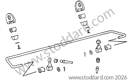 STABILISER REAR AXLE for Porsche 911 70-73 &bull; 1970 &bull; 2.2S &bull; Coupe &bull; Manual Gearbox, 5 Speed