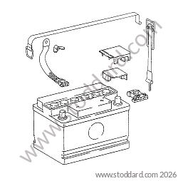 GROUND STRAP/CATCH/TERMINAL for Porsche 911 70-73 &bull; 1973 &bull; 2.7 Rs &bull; Coupe &bull; Manual Gearbox, 5 Speed
