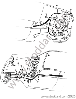 WIRING HARNESS for Porsche 911 70-73 &bull; 1970 &bull; 2.2T &bull; Coupe &bull; Manual Gearbox, 4 Speed