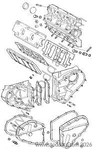 CHAIN CASING / COVER / GASKET for Porsche 911 74-77 + 912E &bull; 1974 &bull; 2.7 &bull; Coupe &bull; Manual Gearbox, 4 Speed