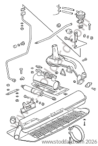 EXHAUST / HEAT EXCHANGER / CONNECTION PIPE / EXHAUST GASKET for Porsche 911 74-77 + 912E &bull; 1976 &bull; 2.7 &bull; Coupe &bull; Manual Gearbox, 4 Speed