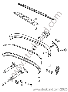 REAR BUMPER / REAR BUMPER BOOT / REAR BUMPER SEAL for Porsche 911 74-77 + 912E &bull; 1976 &bull; 912E &bull; Coupe &bull; Manual Gearbox, 5 Speed