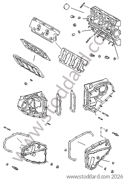 ROCKER COVER GASKET / TIMING COVER GASKET / TIMING COVER for Porsche 911 78-83 &bull; 1978 &bull; 3.0Sc &bull; Coupe &bull; Manual Gearbox, 5 Speed
