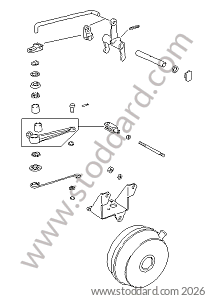 AUTOMATIC TRANSMISSION CLUTCH RELEASE MECHANISM for Porsche 911 78-83 &bull; 1978 &bull; 3.0Sc &bull; Coupe &bull; Automatic Gearbox