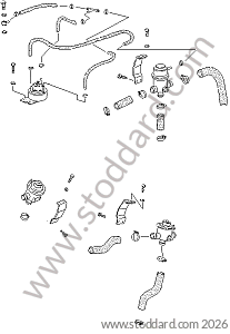 AIR INJECTION for Porsche 911 Turbo + 965 &bull; 1987 &bull; 3.3 Turbo &bull; Coupe &bull; Manual Gearbox, 4 Speed