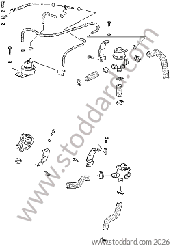 AIR INJECTION for Porsche 911 Turbo + 965 &bull; 1986 &bull; 3.3 Turbo &bull; Coupe &bull; Manual Gearbox, 4 Speed