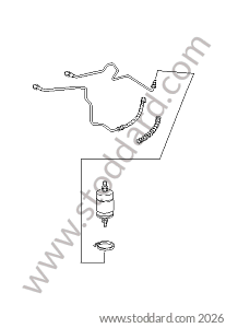 FUEL SYSTEM REAR for Porsche 911 84-86 &bull; 1984 &bull; 3.2 &bull; Coupe &bull; Manual Gearbox, 5 Speed