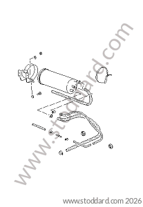 CARBON CANISTER for Porsche 911 Turbo + 965 &bull; 1987 &bull; 3.3 Turbo &bull; Coupe &bull; Manual Gearbox, 4 Speed
