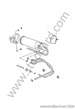 CARBON CANISTER for Porsche 911 Turbo + 965 &bull; 1987 &bull; 3.3 Turbo &bull; Coupe &bull; Manual Gearbox, 4 Speed