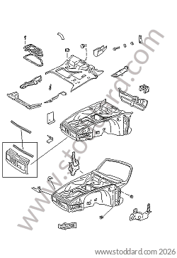 FRAME FRONT for Porsche 911 84-86 &bull; 1984 &bull; 3.2 &bull; Coupe &bull; Manual Gearbox, 5 Speed