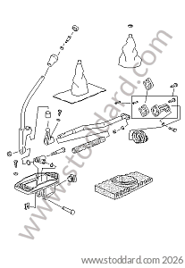 TRANSMISSION CONTROL for Porsche 911 87-89 &bull; 1987 &bull; 3.2 G50 &bull; Coupe &bull; Manual Gearbox, 5 Speed