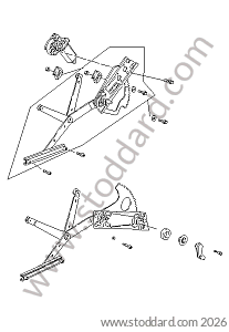WINDOW REGULATOR MECHANISM / WINDOW REGULATOR MOTOR for Porsche 911 87-89 &bull; 1987 &bull; 3.2 G50 &bull; Coupe &bull; Manual Gearbox, 5 Speed