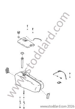 FUEL TANK / FUEL LEVEL SENSOR for Porsche 914 &bull; 1975 &bull; 914/4 1.8 Injection &bull; Manual Gearbox, 5 Speed