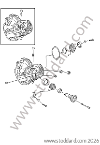 REPLACEMENT TRANSMISSION FINAL DRIVE HOUSING AUTOMATIC TRANSMISSION for Porsche 924S &bull; 1986 &bull; 924S 2.5 &bull; Coupe &bull; Automatic Gearbox