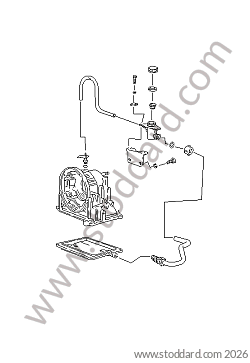 OIL INLET AUTOMATIC TRANSMISSION for Porsche 924S &bull; 1986 &bull; 924S 2.5 &bull; Coupe &bull; Automatic Gearbox