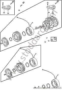 COMPRESSOR for Porsche 924S &bull; 1986 &bull; 924S 2.5 &bull; Coupe &bull; Manual Gearbox, 5 Speed