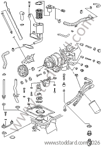 ENGINE LUBRICATION for Porsche 928 78-82 &bull; 1978 &bull; 928 4.5 &bull; Coupe &bull; Manual Gearbox, 5 Speed