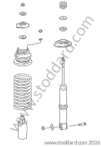 SUSPENSION FRONT AXLE for Porsche 928 78-82 &bull; 1978 &bull; 928 4.5 &bull; Coupe &bull; Manual Gearbox, 5 Speed