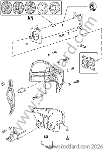 TRANSAXLE / CLUTCH FORK / BEARING GUIDE / CLUTCH SLAVE CYLINDER for Porsche 928 83-86 &bull; 1983 &bull; 928 4.7S &bull; Coupe &bull; Manual Gearbox, 5 Speed