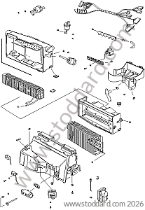 EVAPORATOR / HEAT EXCHANGER / RELIEF VALVE for Porsche 928 83-86 &bull; 1983 &bull; 928 4.7S &bull; Coupe &bull; Manual Gearbox, 5 Speed