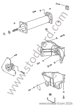 TRANSAXLE / CLUTCH CASING for Porsche 928 87-91 &bull; 1987 &bull; 928 S4 &bull; Coupe &bull; Automatic Gearbox