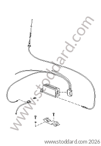 AERIAL / HARNESS for Porsche 928 87-91 &bull; 1987 &bull; 928 S4 &bull; Coupe &bull; Manual Gearbox, 5 Speed
