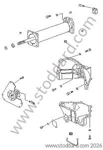TRANSAXLE / CLUTCH CASING for Porsche 928 92-95 &bull; 1992 &bull; 928 Gts &bull; Coupe &bull; Automatic Gearbox