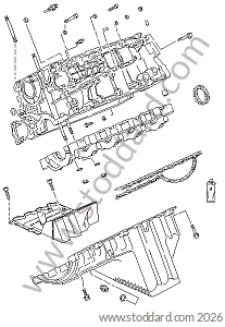 CRANKCASE for Porsche 944 82-85 &bull; 1985 &bull; 944 2.5 Serie 1 &bull; Coupe &bull; Manual Gearbox, 5 Speed