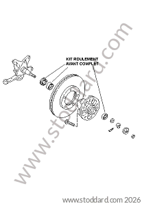 STEERING KNUCKLE for Porsche 944 82-85 &bull; 1982 &bull; 944 2.5 &bull; Coupe &bull; Manual Gearbox, 5 Speed