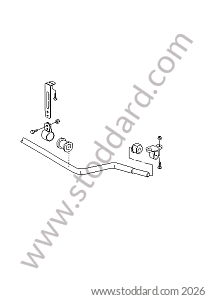 FRONT STABILIZER for Porsche 944 82-85 &bull; 1982 &bull; 944 2.5 &bull; Coupe &bull; Manual Gearbox, 5 Speed