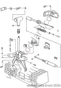 ACTUATOR FOR AUTOMATIC TRANSMISSION for Porsche 944 82-85 &bull; 1985 &bull; 944 2.5 Serie 1 &bull; Coupe &bull; Automatic Gearbox