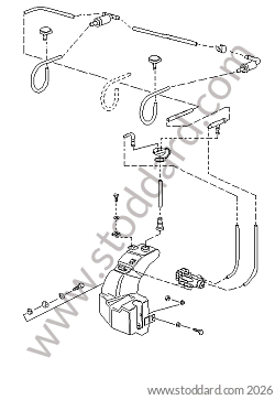 WINDSCREEN WASHER SYSTEM for Porsche 944 82-85 &bull; 1982 &bull; 944 2.5 &bull; Coupe &bull; Manual Gearbox, 5 Speed