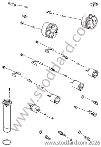 INSTRUMENTS for Porsche 944 82-85 &bull; 1985 &bull; 944 2.5 Serie 1 &bull; Coupe &bull; Manual Gearbox, 5 Speed