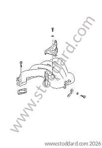 INTAKE MANIFOLD for Porsche 944 85-88 &bull; 1985 &bull; 944 2.5 Serie 2 &bull; Coupe &bull; Manual Gearbox, 5 Speed
