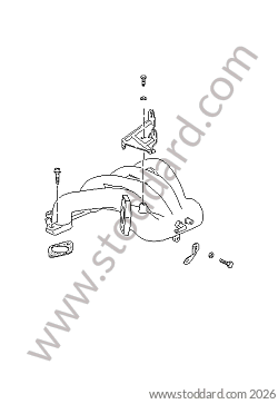 INTAKE MANIFOLD for Porsche 944 85-88 &bull; 1985 &bull; 944 2.5 Serie 2 &bull; Coupe &bull; Manual Gearbox, 5 Speed