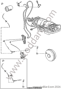 VACUUM CONTROL for Porsche 944 85-88 &bull; 1986 &bull; 944 Turbo M44.50 &bull; Coupe &bull; Manual Gearbox, 5 Speed