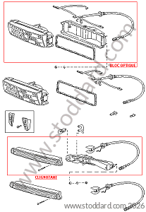 ADDITIONAL HEADLAMP DIRECTION INDICATOR LIGHT for Porsche 944 85-88 &bull; 1987 &bull; 944 Turbo &bull; Coupe &bull; Manual Gearbox, 5 Speed