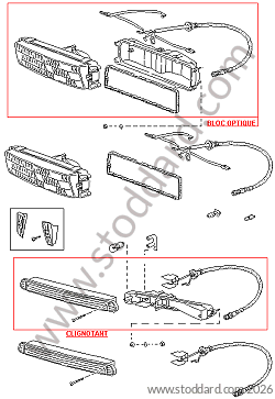 ADDITIONAL HEADLAMP DIRECTION INDICATOR LIGHT for Porsche 944 85-88 &bull; 1987 &bull; 944 Turbo &bull; Coupe &bull; Manual Gearbox, 5 Speed