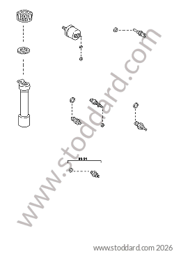 SWITCH AND SENDER for Porsche 944 85-88 &bull; 1987 &bull; 944 Turbo &bull; Coupe &bull; Manual Gearbox, 5 Speed