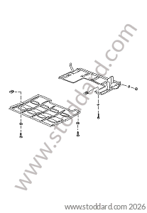 PROTECTIVE PLATE for Porsche 944 89-91 &bull; 1989 &bull; 944 Turbo &bull; Coupe &bull; Manual Gearbox, 5 Speed