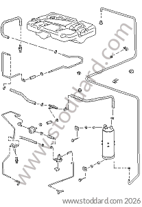 CARBON CANISTER for Porsche 944 89-91 &bull; 1989 &bull; 944 Turbo &bull; Coupe &bull; Manual Gearbox, 5 Speed
